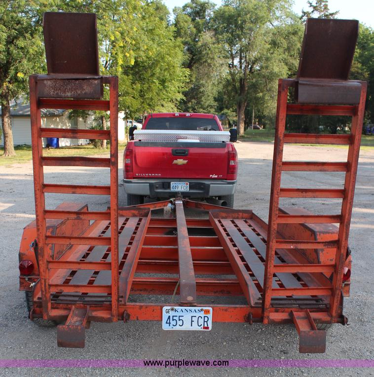image for item G5206 1978 Belshe tandem axle trencher trailer