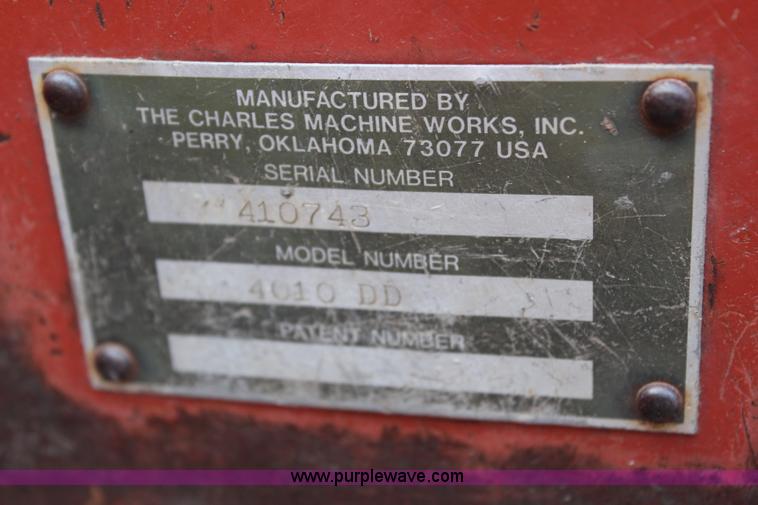 image for item G5207 Ditch Witch 4010 trencher