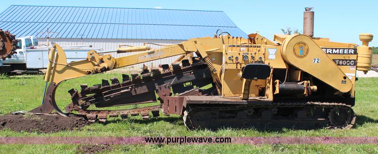 image for item G5224 Vermeer T600C trencher