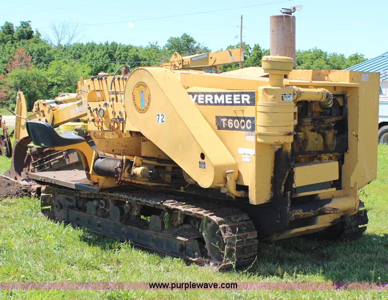 image for item G5224 Vermeer T600C trencher
