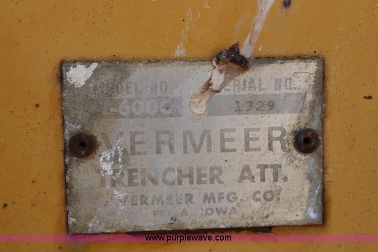 image for item G5224 Vermeer T600C trencher