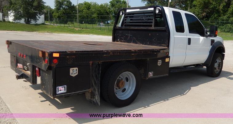 image for item H3034 2008 Ford F450 XLT Super Duty flatbed truck