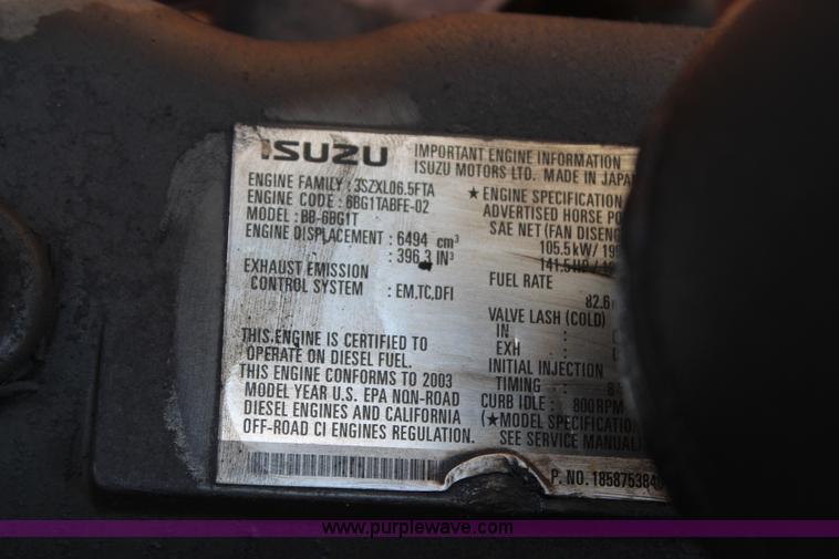 image for item H6729 2003 Case CX225SR excavator