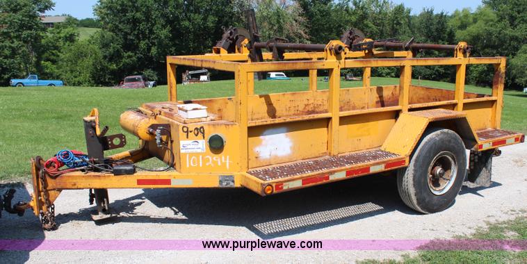 image for item H6733 1989 Brooks Brothers double spool trailer