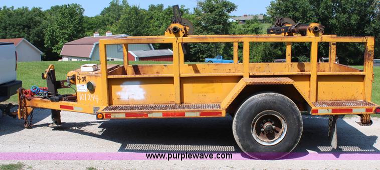 image for item H6733 1989 Brooks Brothers double spool trailer