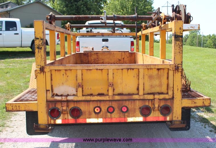 image for item H6733 1989 Brooks Brothers double spool trailer