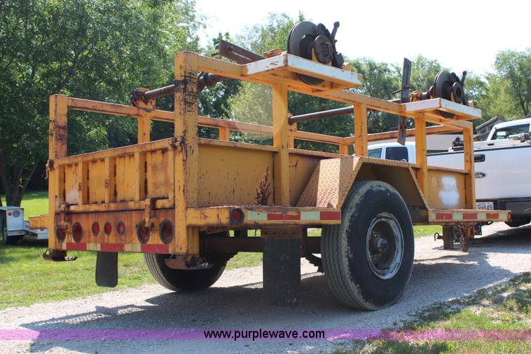 image for item H6733 1989 Brooks Brothers double spool trailer