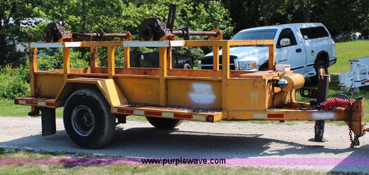 image for item H6733 1989 Brooks Brothers double spool trailer