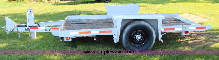image for item H6745 1997 Belshe tilt bed trailer