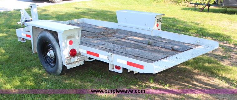image for item H6745 1997 Belshe tilt bed trailer