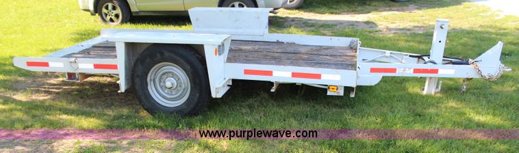 image for item H6745 1997 Belshe tilt bed trailer