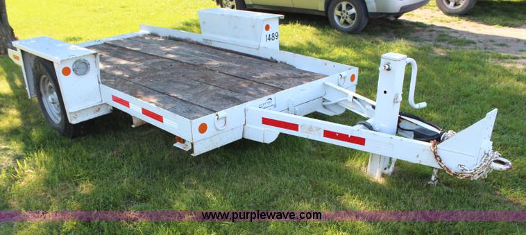 image for item H6745 1997 Belshe tilt bed trailer