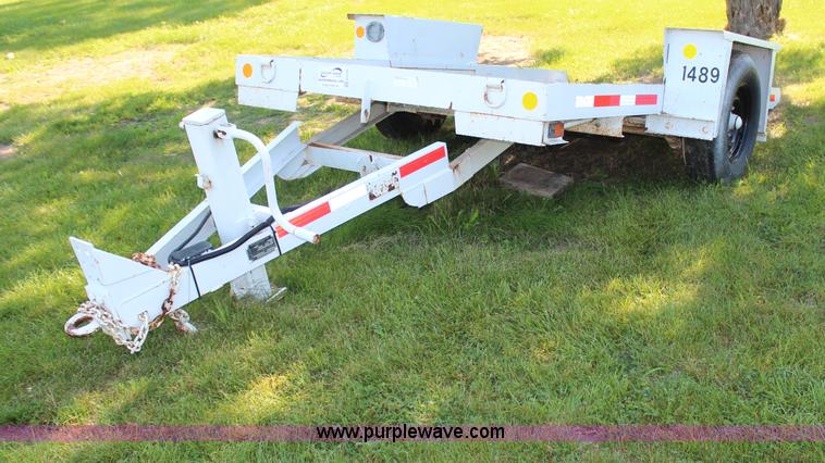 image for item H6745 1997 Belshe tilt bed trailer