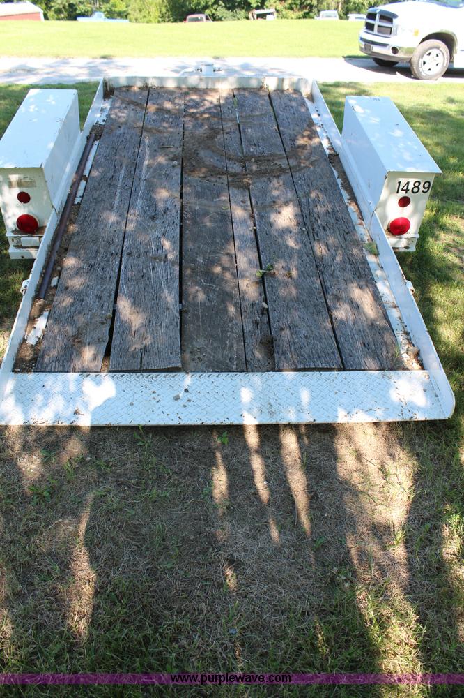 image for item H6745 1997 Belshe tilt bed trailer