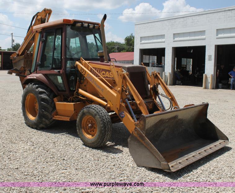 image for item H7394 1992 Case 580 Super K backhoe