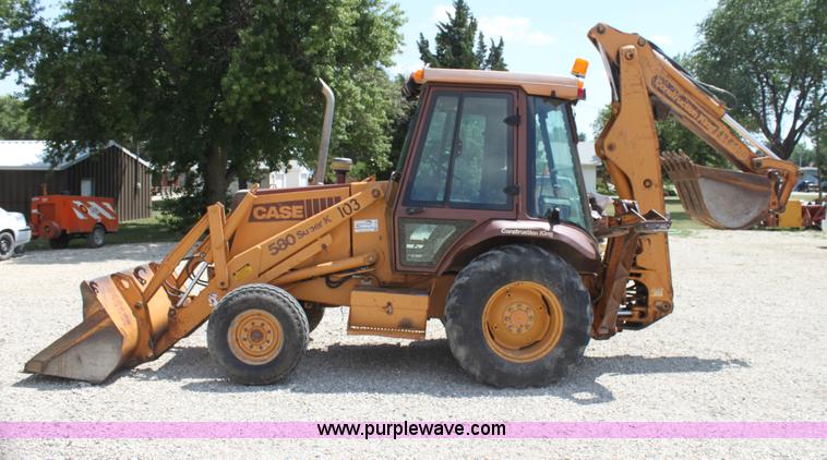 image for item H7394 1992 Case 580 Super K backhoe