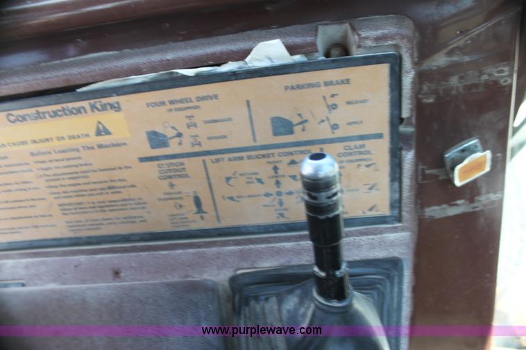 image for item H7394 1992 Case 580 Super K backhoe