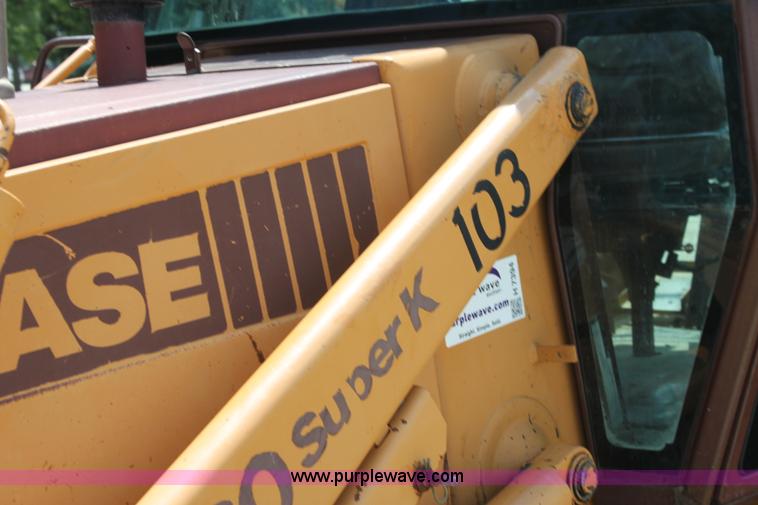 image for item H7394 1992 Case 580 Super K backhoe