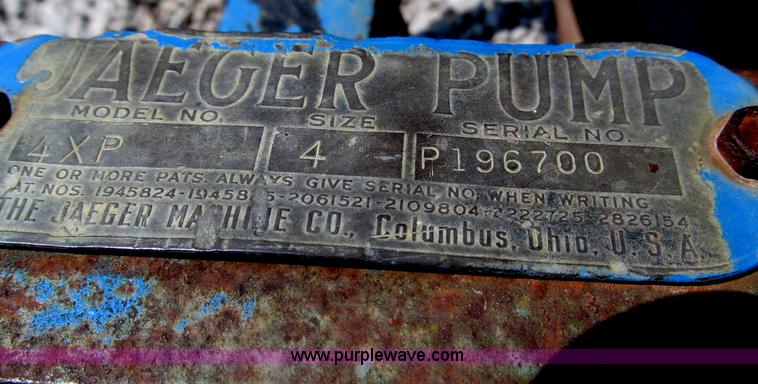 image for item K9737 Jager 4" centrifugal pump