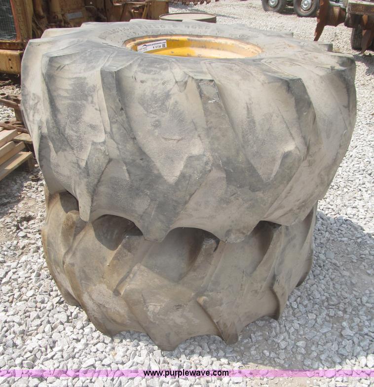 image for item K9738 Firestone 18.4-16.1 lugged tires