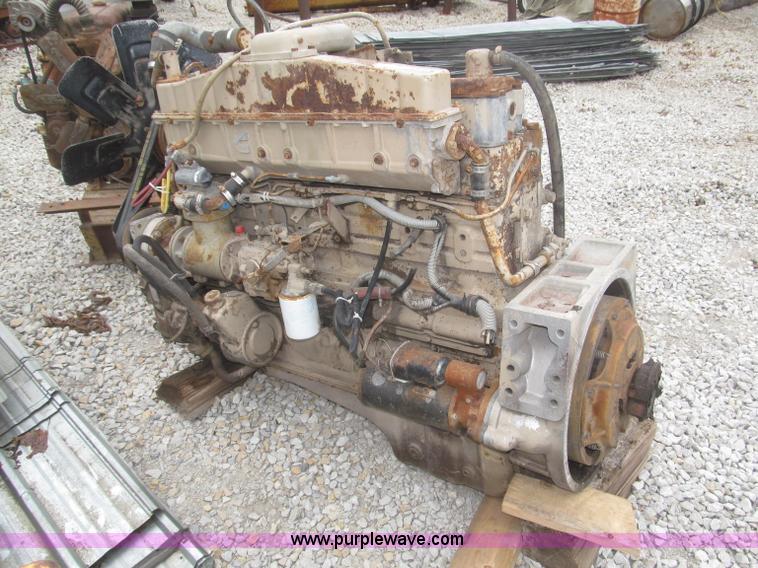 image for item K9745 Cummins 855 six cylinder turbo diesel engine