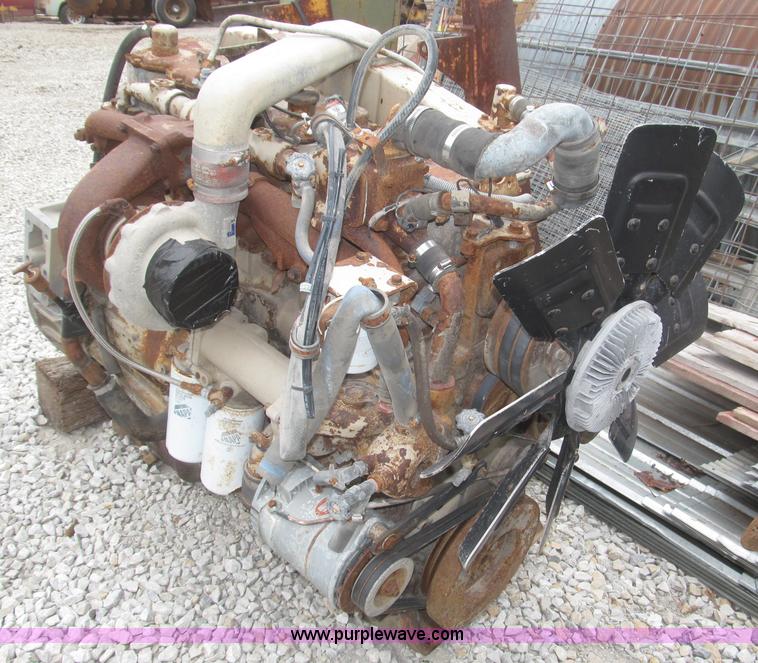 image for item K9745 Cummins 855 six cylinder turbo diesel engine
