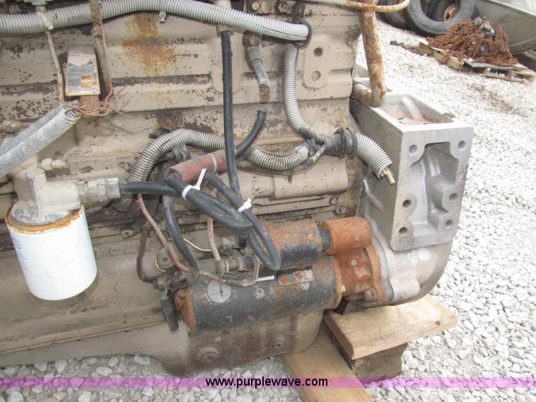 image for item K9745 Cummins 855 six cylinder turbo diesel engine