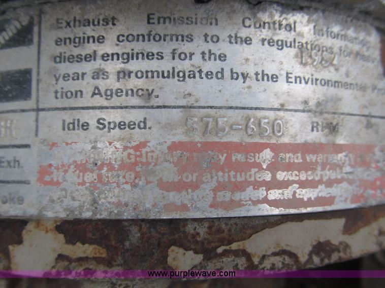 image for item K9745 Cummins 855 six cylinder turbo diesel engine