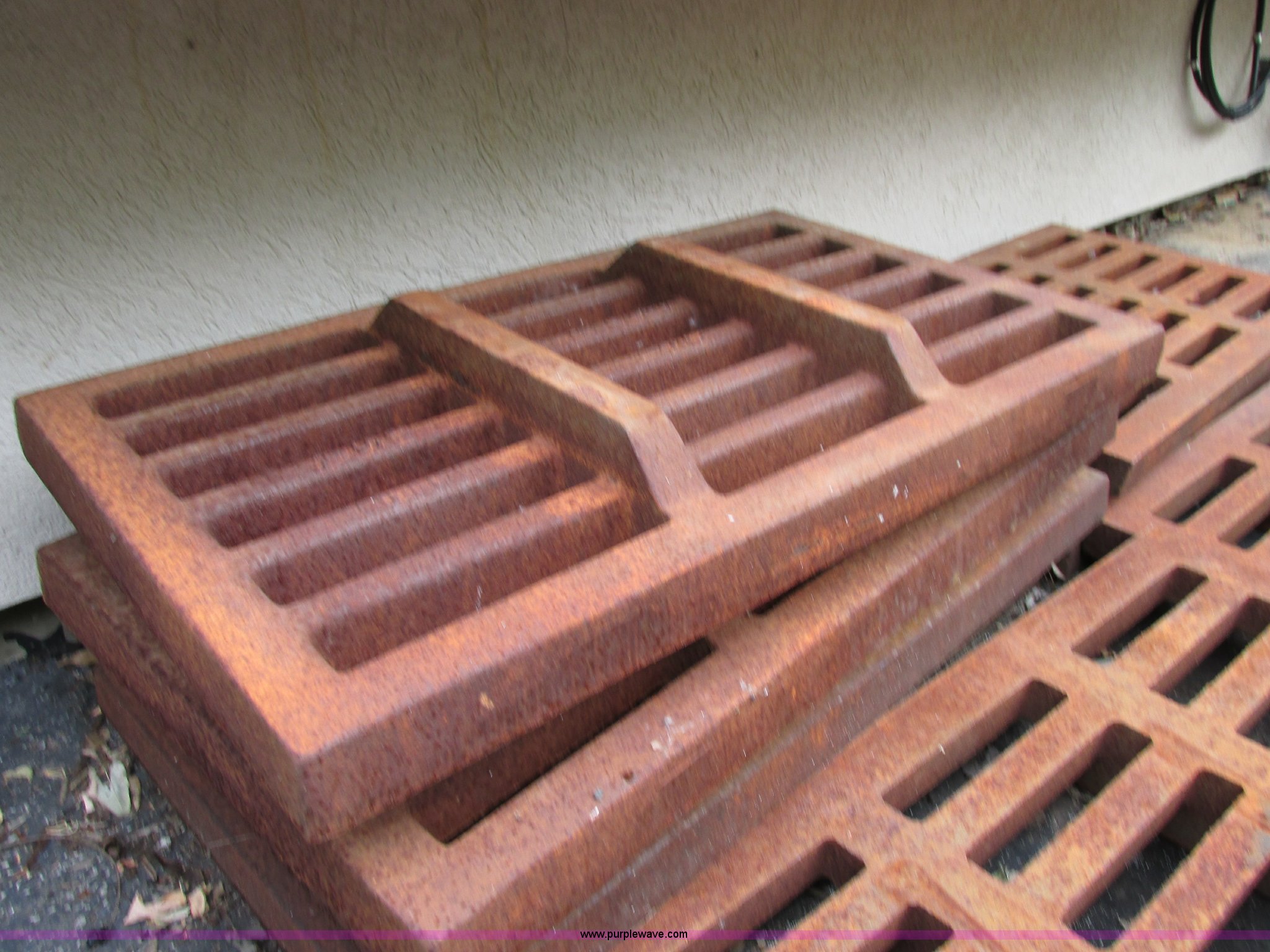 (8) heavy duty steel trench drain grates in Blue Springs, MO Item