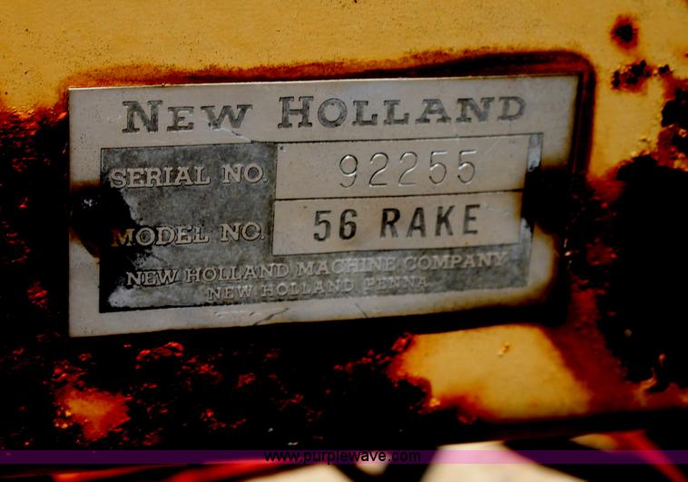 image for item AE9150 New Holland 56 side delivery rake