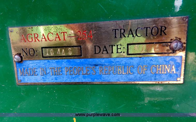 image for item F4022 2004 AgraCat-254 2940 tractor