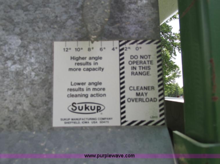 image for item F5155 Sukup B-770 rotary seed cleaner