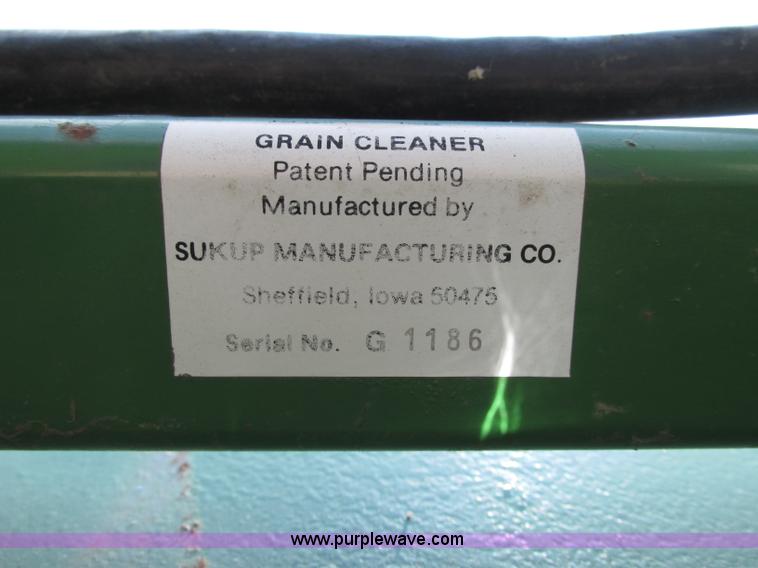image for item F5155 Sukup B-770 rotary seed cleaner