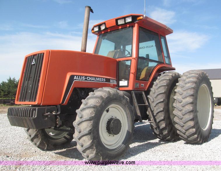 image for item F7001 1984 Allis Chalmers 8070 MFWD tractor