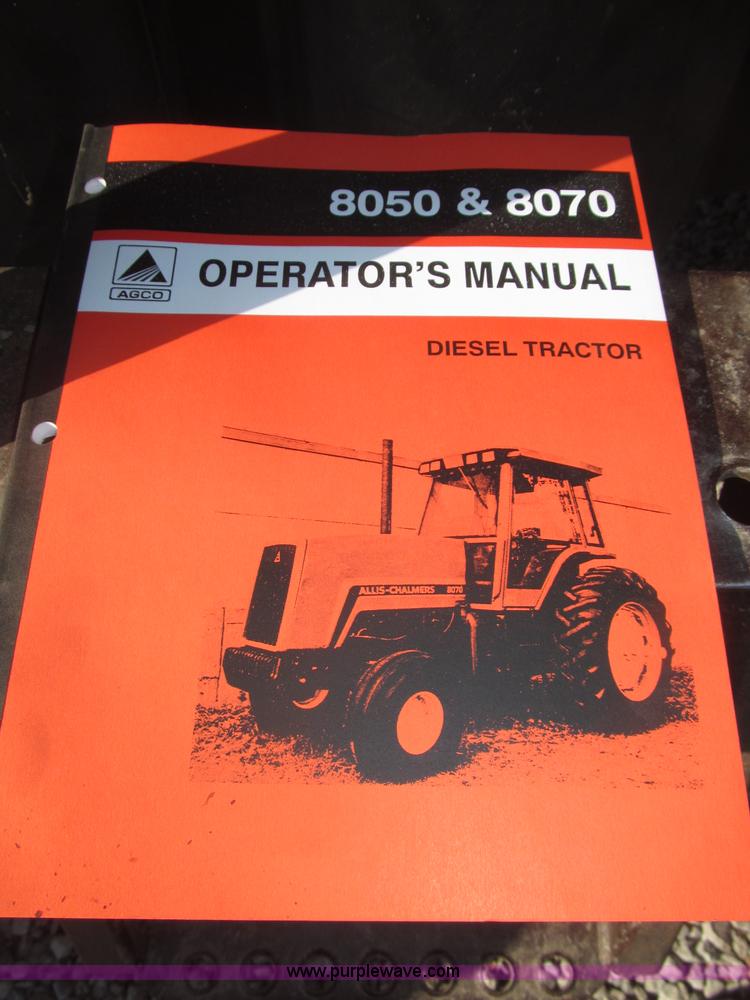 image for item F7001 1984 Allis Chalmers 8070 MFWD tractor
