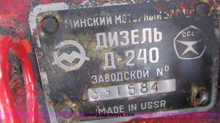 image for item G2029 1980 Belarus 820 MFWD tractor