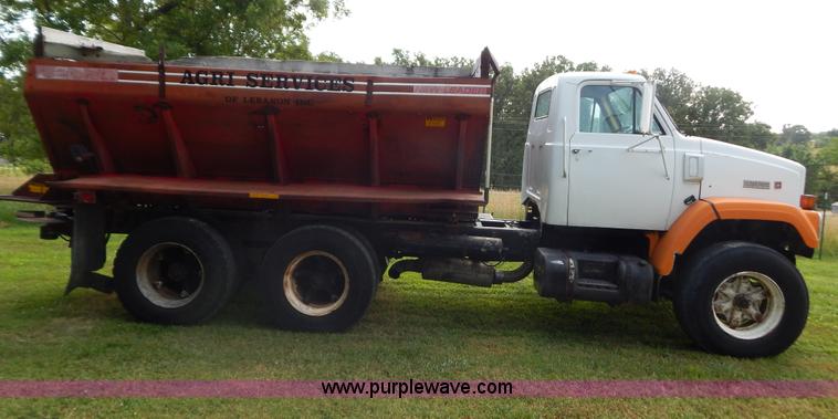 image for item G9479 1984 GMC Brigadier spreader truck