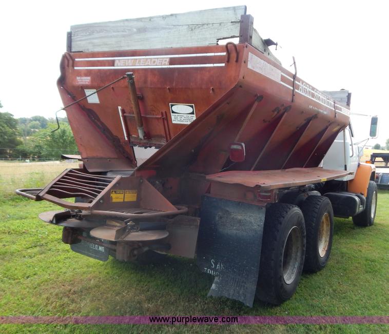 image for item G9479 1984 GMC Brigadier spreader truck