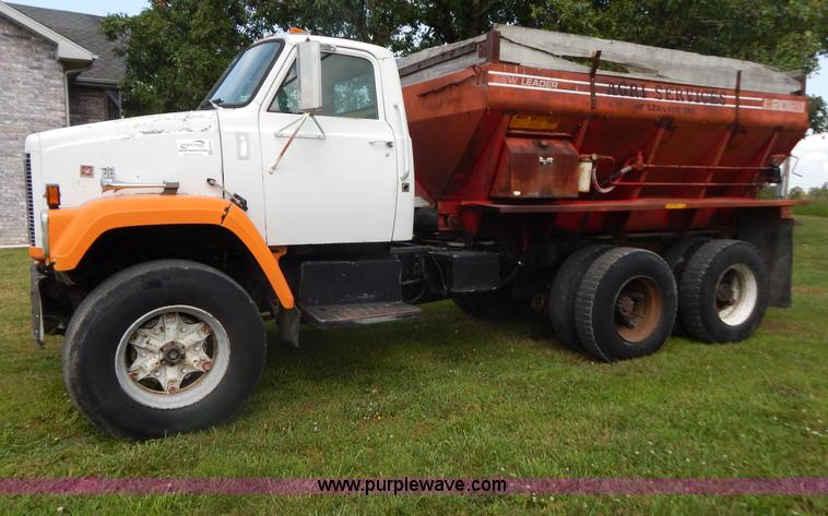 image for item G9479 1984 GMC Brigadier spreader truck