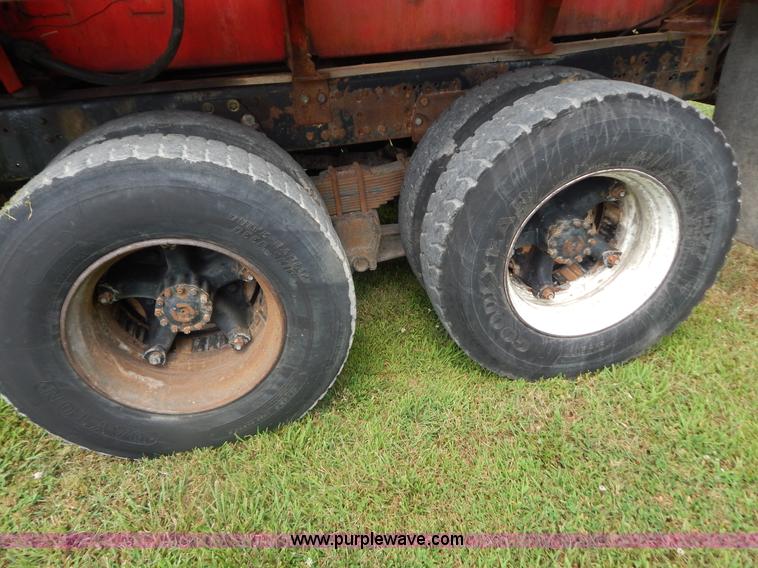 image for item G9479 1984 GMC Brigadier spreader truck