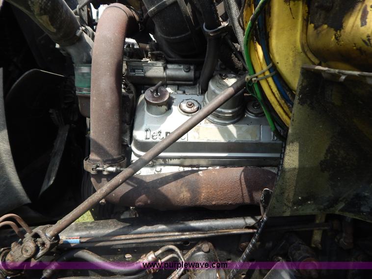 image for item G9479 1984 GMC Brigadier spreader truck