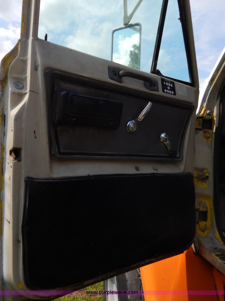 image for item G9479 1984 GMC Brigadier spreader truck