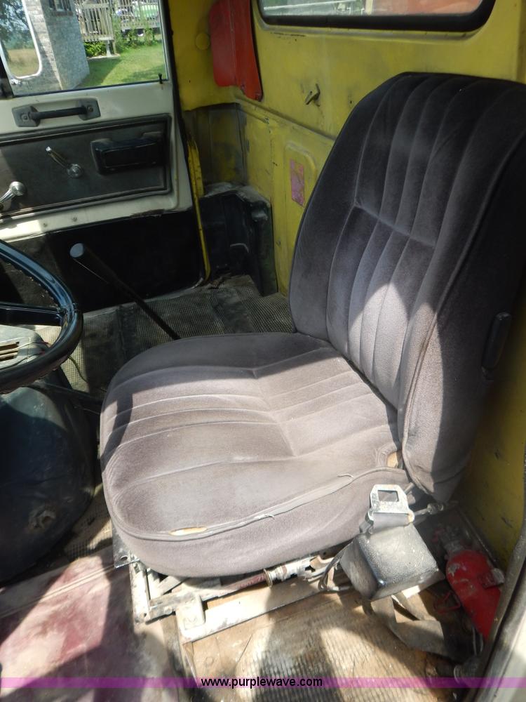 image for item G9479 1984 GMC Brigadier spreader truck