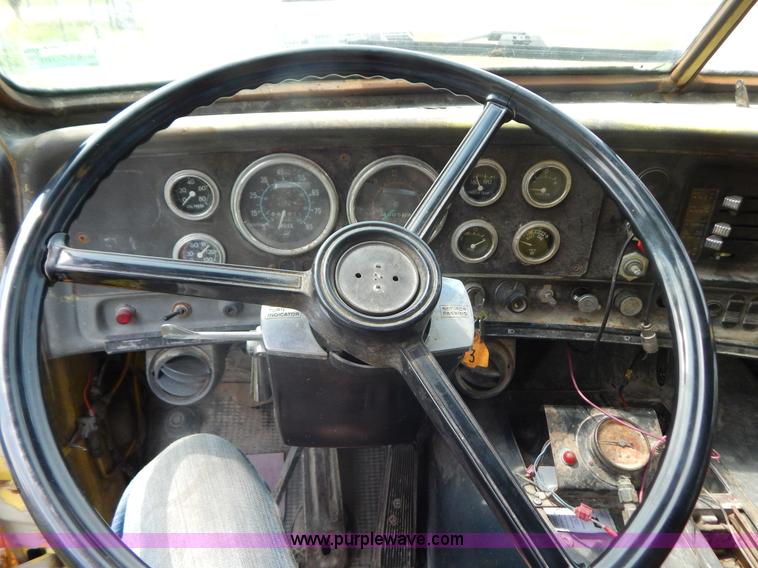 image for item G9479 1984 GMC Brigadier spreader truck