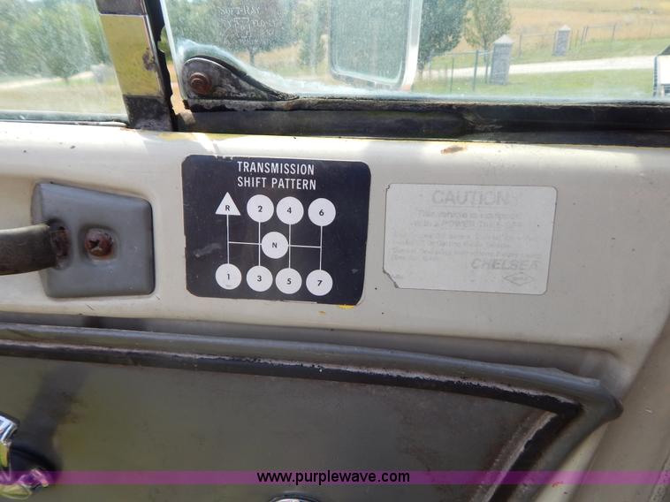 image for item G9479 1984 GMC Brigadier spreader truck