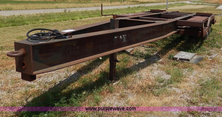 image for item H3009 1980 Jantz equipment trailer
