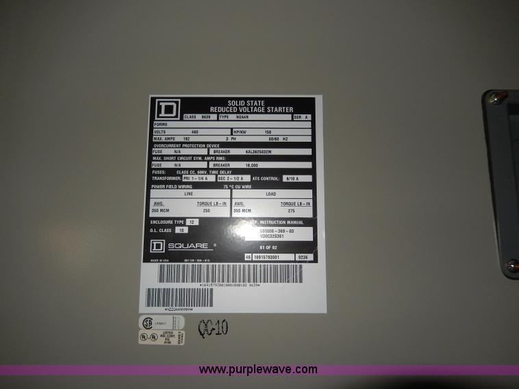 image for item AA9285 Square D soft start