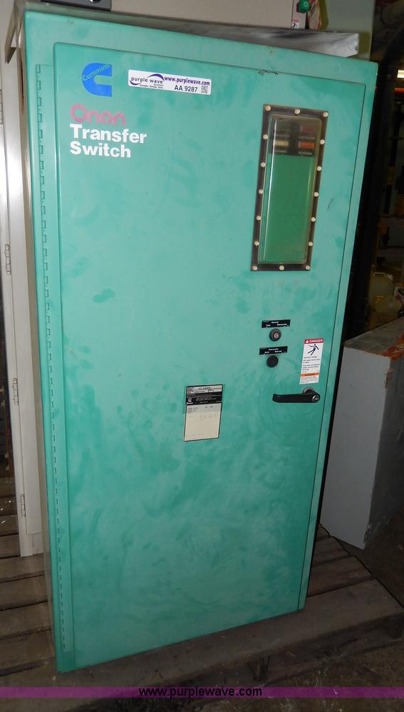 image for item AA9287 Onan transfer switch