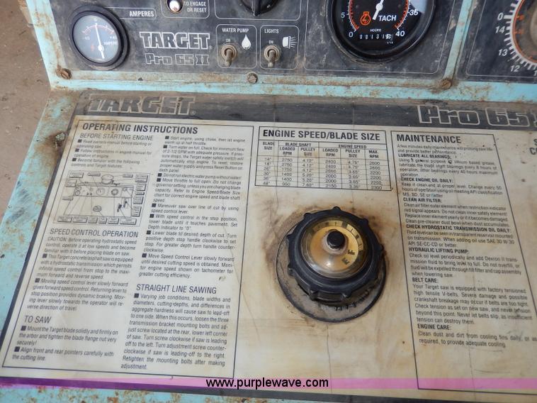 image for item AA9291 Target Pro 65 II concrete saw