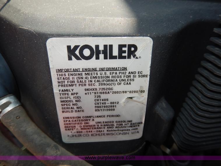 image for item AA9294 2009 County Clipper Charger ZTR mower